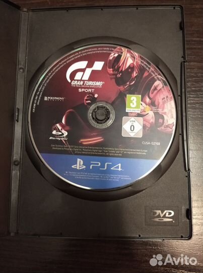 Диск для пс4 Gran Turismo sport