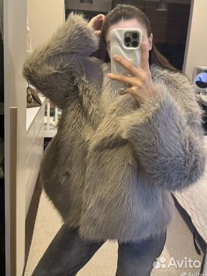 Искусственная шуба zara размер S