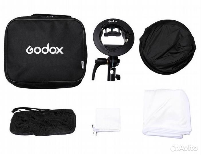 Софтбокс для вспышки Godox S2-type (80х80см)