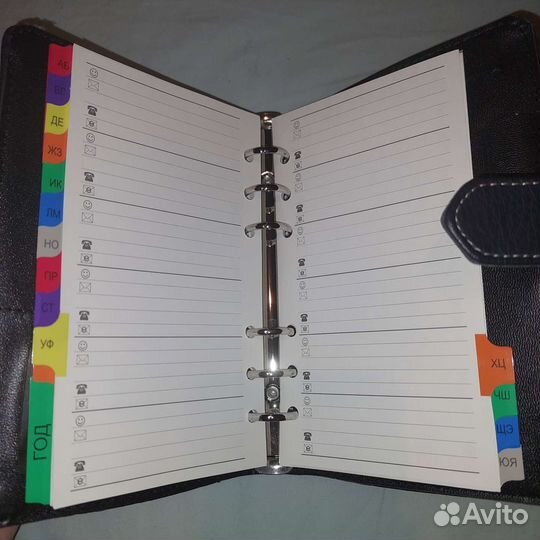 Ежедневник с кожаной обложкой