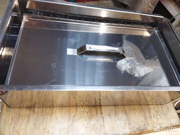 Коптильня двухъярусная из нержавеющей стали