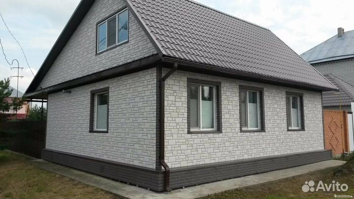 Кровельные работы,сайдинг,навесы,фронтоны,заборы