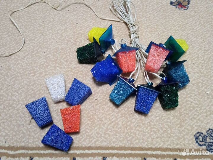 Гирлянда СССР фонарики, Ленинград 70х