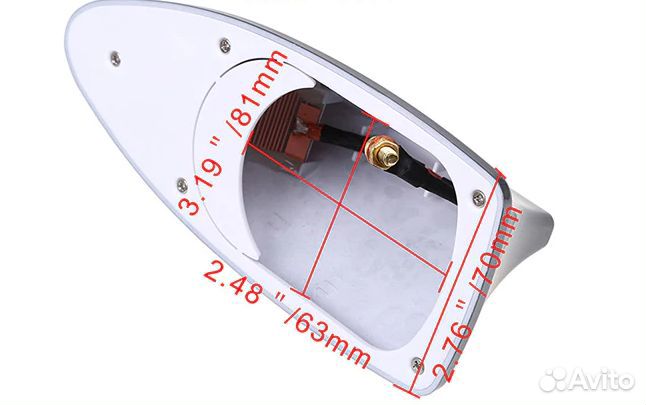 Антенна акулий плавник на крышу автомобиля