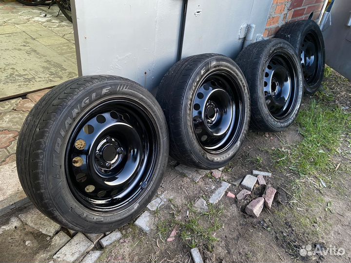 Комплект колес 205/55/r16, 4x108 ford, citroen