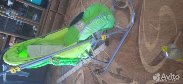 Детские санки коляска с колесами