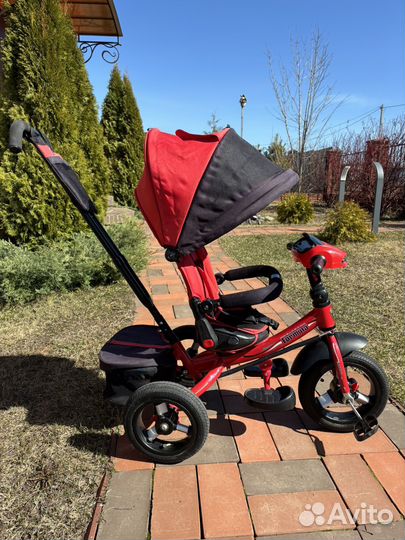 Детский велосипед с родительской ручкой