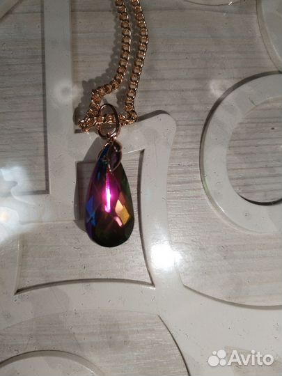 Серьги с кулоном