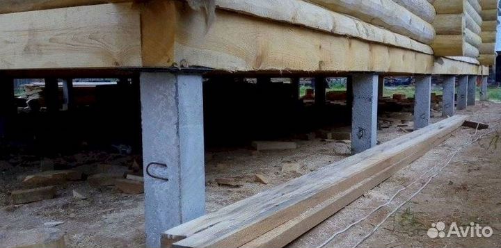 Бетонные и винтовые сваи