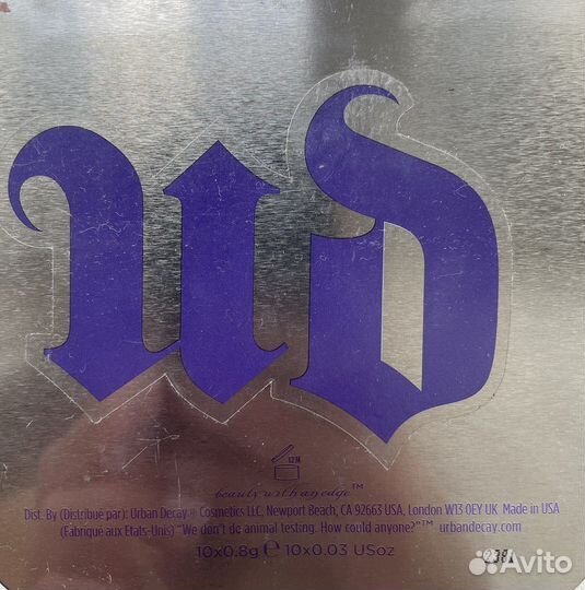 Палетка теней urban decay