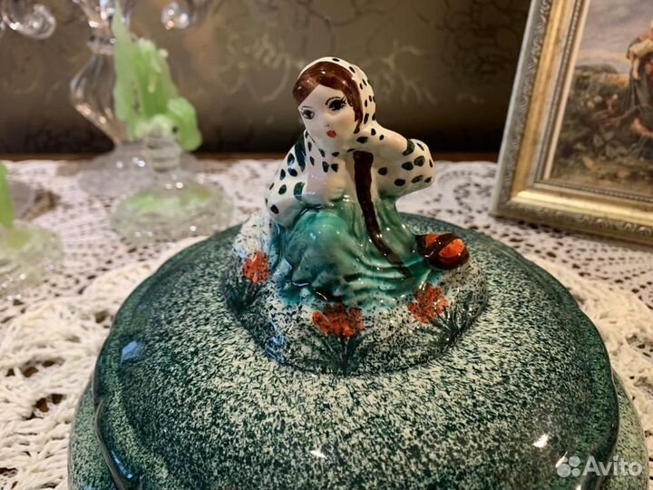 Ваза, шкатулка, блюдо зик Конаково