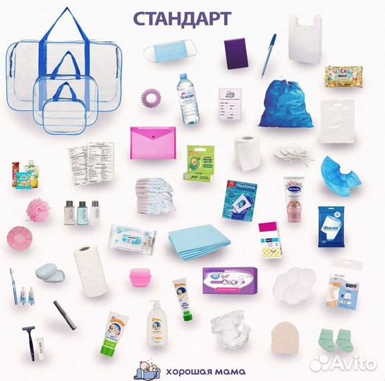 Набор сумок в роддом, готовый набор