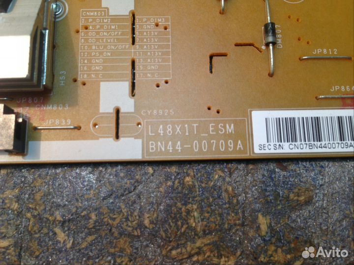 Запчасти для тв samsung ue40h6350ak