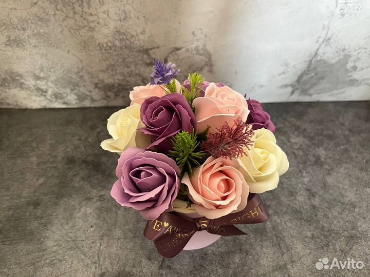 Мыльные розы букеты