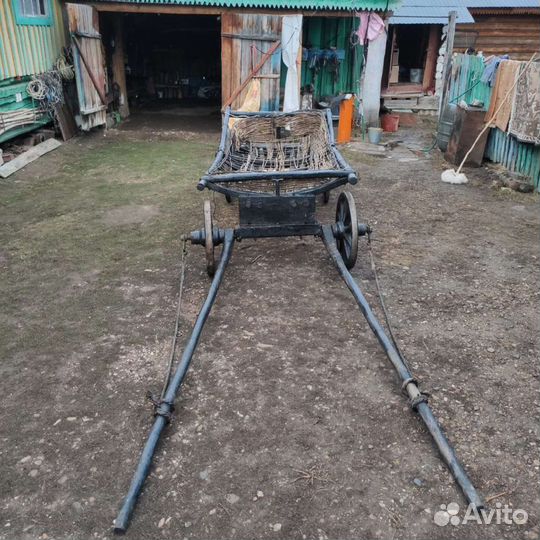 Телега для лошади, конная