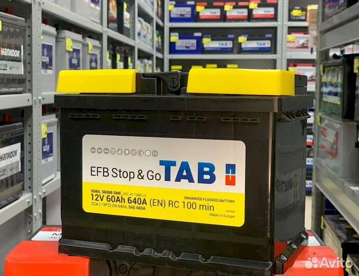 Аккумулятор новый TAB EFB 60Ач