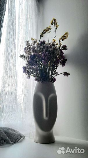 Декор на заказ ваза сухоцветы