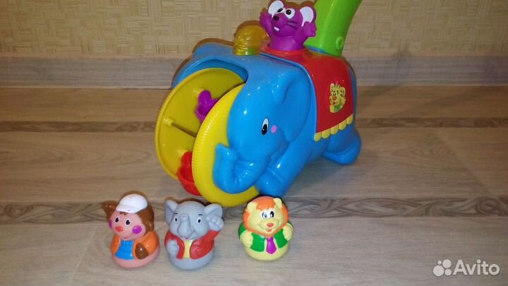 Каталка Слоник-циркач kiddieland