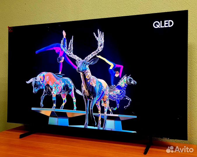 Безрамочный 4K Samsung SMART Голос пульт 