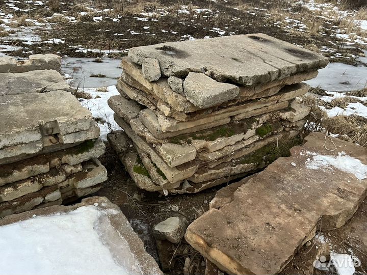 Плиты дорожные 3х2м б/у с доставкой укладкой