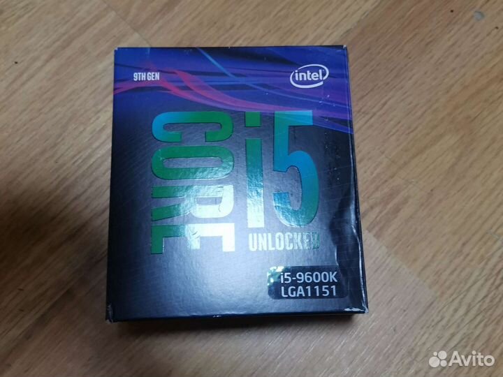 Intel core i5 9600k box+ msi mpg z390