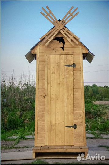 Уличный туалет домик с установкой цли 666