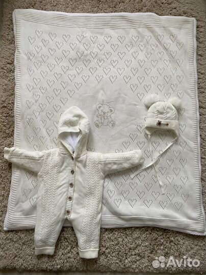 Теплый комплект на выписку