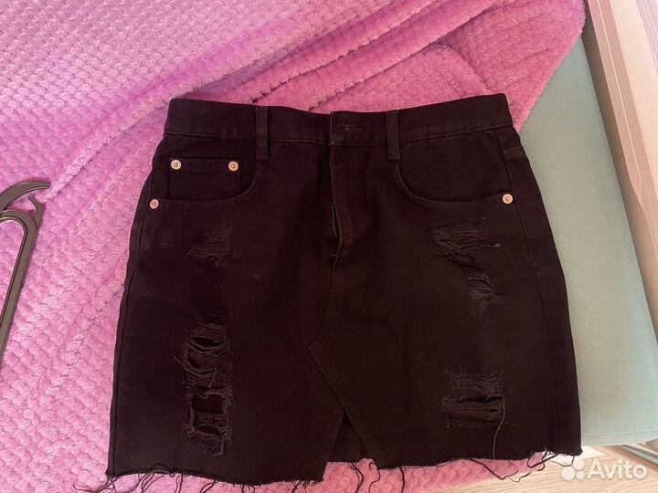 Джинсовая юбка