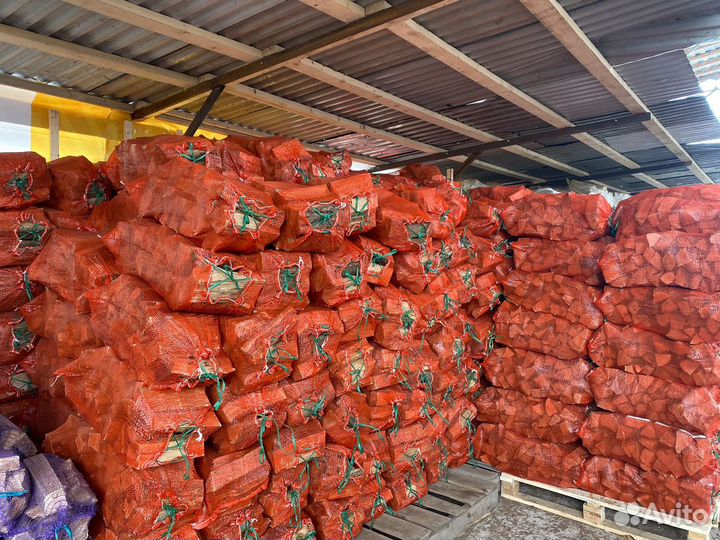 Дрова ольховые в сетках (экстра-сухие, колотые)