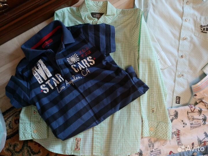 Рубашки пакетом для мальчика р. 128