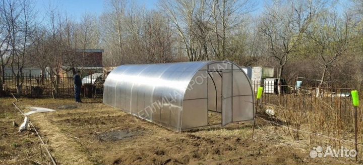 Теплица усиленная «Арочная » оцинкованная