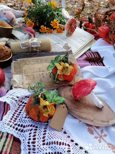 Ватные елочные игрушки