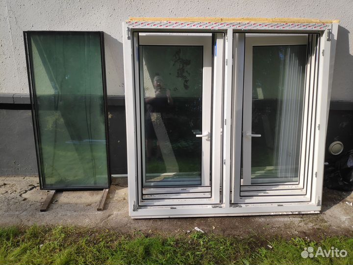 Окна пластиковые пвх бу 1540x
