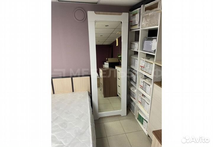 Зеркало ростовое с опорой палермо Ясень Шимо светл