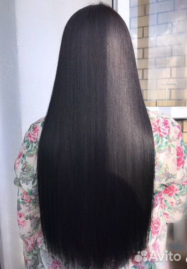 Кератиновое выпрямление волос