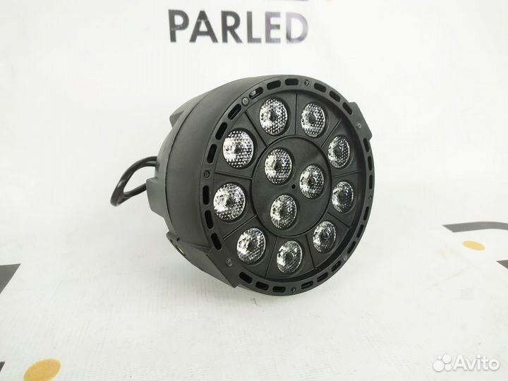 Светодиодный прожектор LED flat PAR 12X3W rgbw