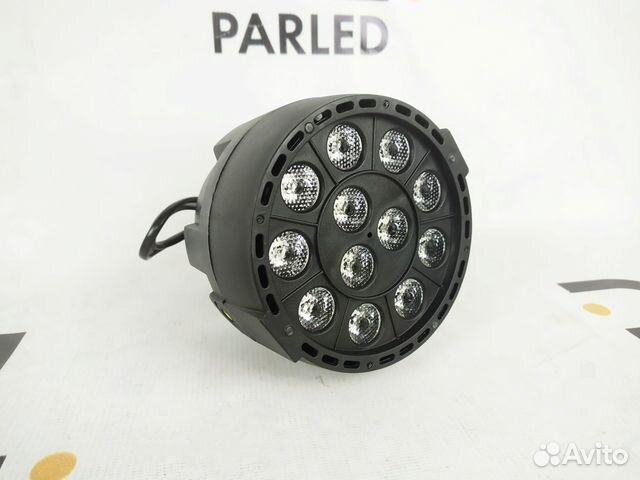 Светодиодный прожектор LED flat PAR 12X3W rgbw