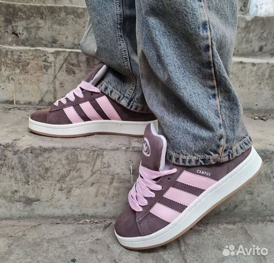 Adidas campus 00s brown pink