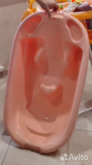 Ванночка для купания с горкой