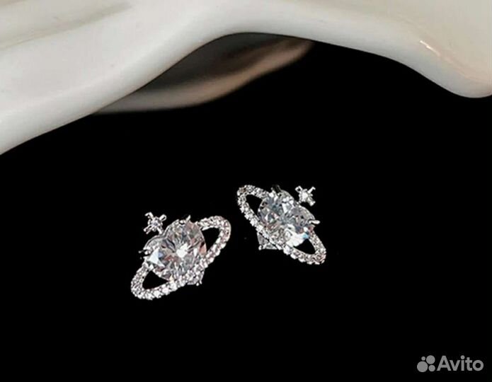 Серьги пусеты Vivienne Westwood