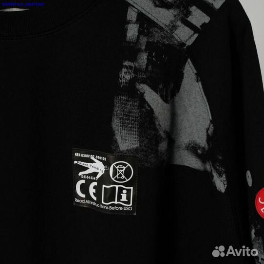 Свитшот Cav Empt черный с руками