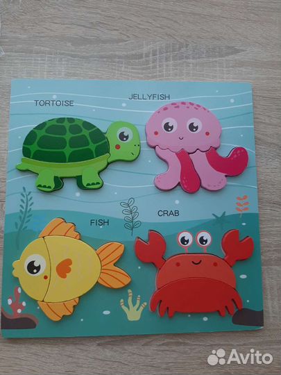 Деревянные пазлы для малышей