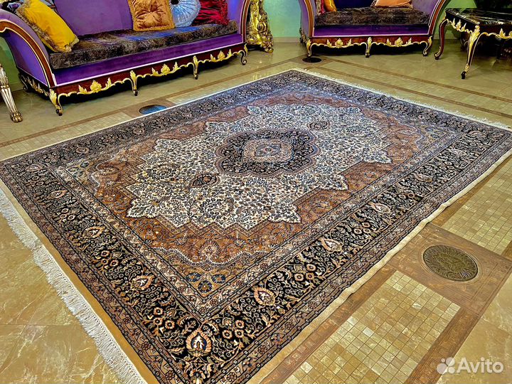 Ковер Иран шерсть+ шелк(1/4цены)