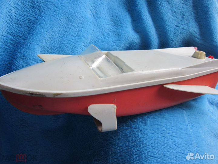 Игрушка СССР Катер на подводных крыльях Винтаж