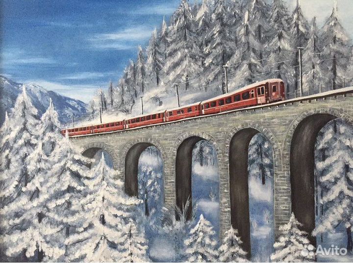 Картина маслом на холсте