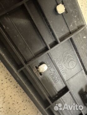 Накладка порога передняя левая hyundai santa fe 3