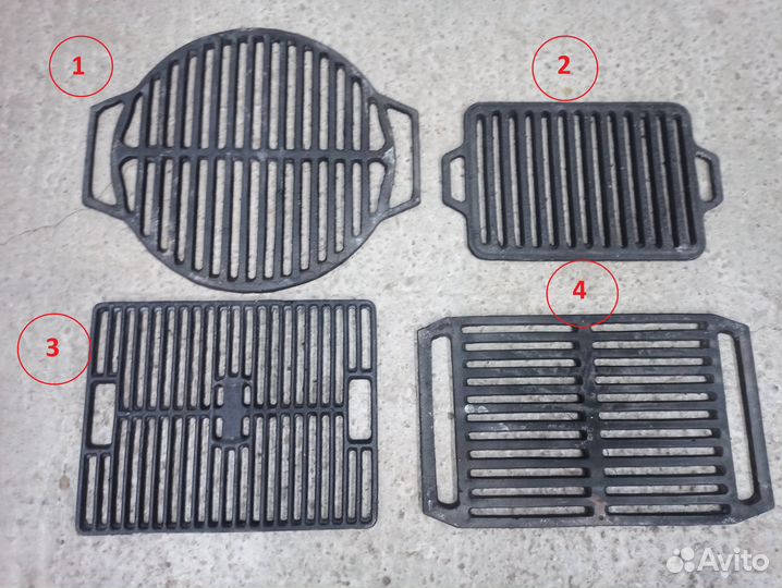 Чугунная решетка гриль