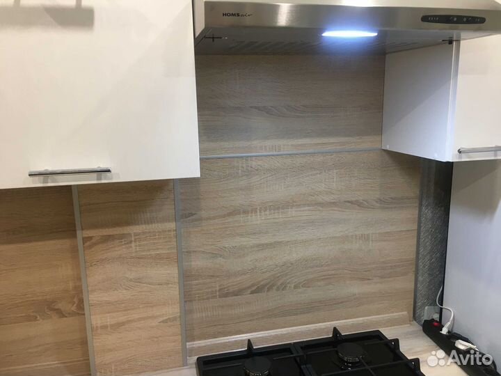 Кухня белый пластик глянец