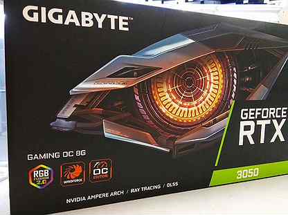 Видеокарта Gigabyte RTX 3050 Gaming OC 8Gb