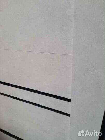 Дверь межкомнатная экошпон бетон светлый